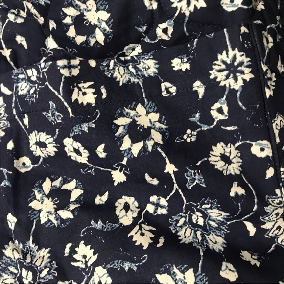 NWT Tavik enigma blue floral print reversible quilted jacket XS - Picture 4 of 5